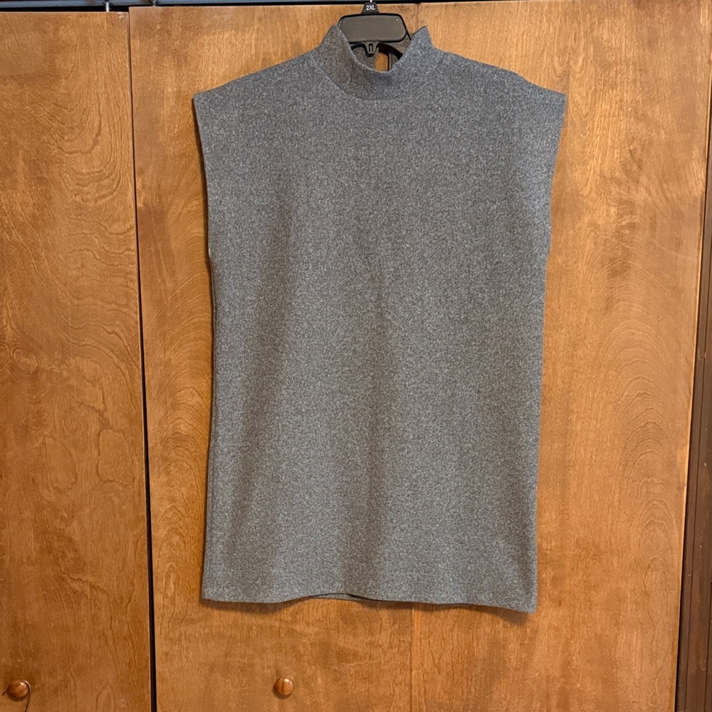 Zara Gray Sleeveless Mini Dress